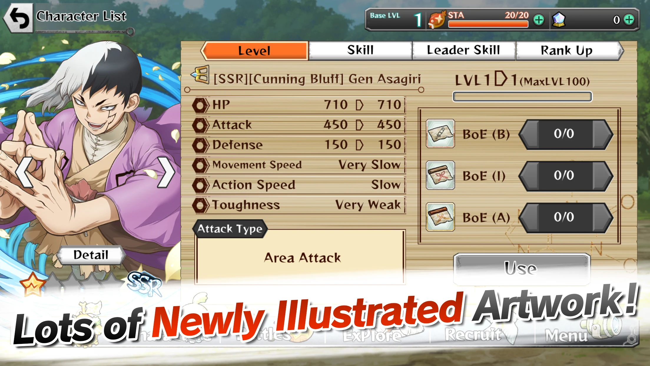 Dr. STONE BATTLE CRAFT screenshot